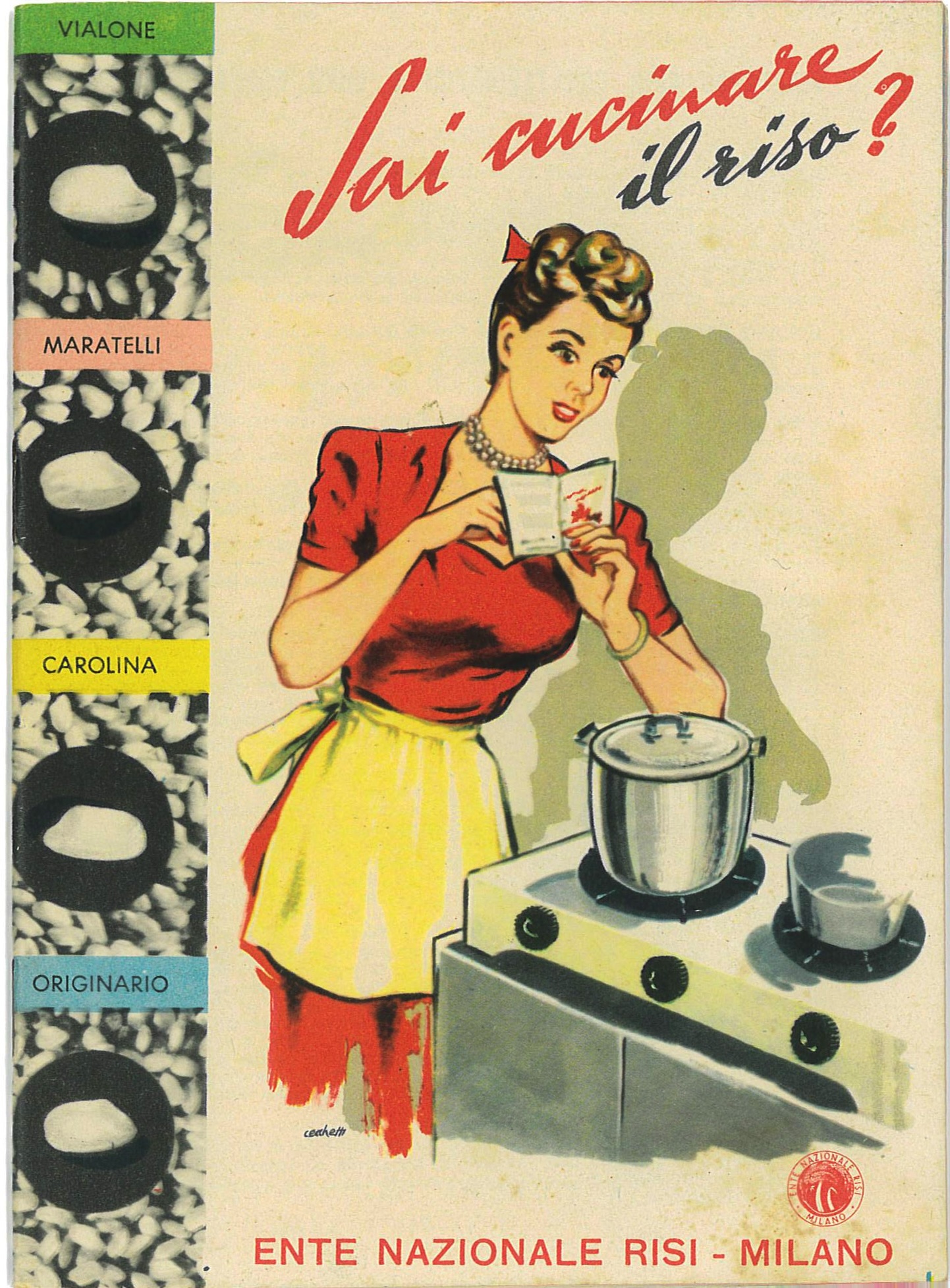 Lotto di pubblicazioni promozionali dell’Ente Nazionale Risi