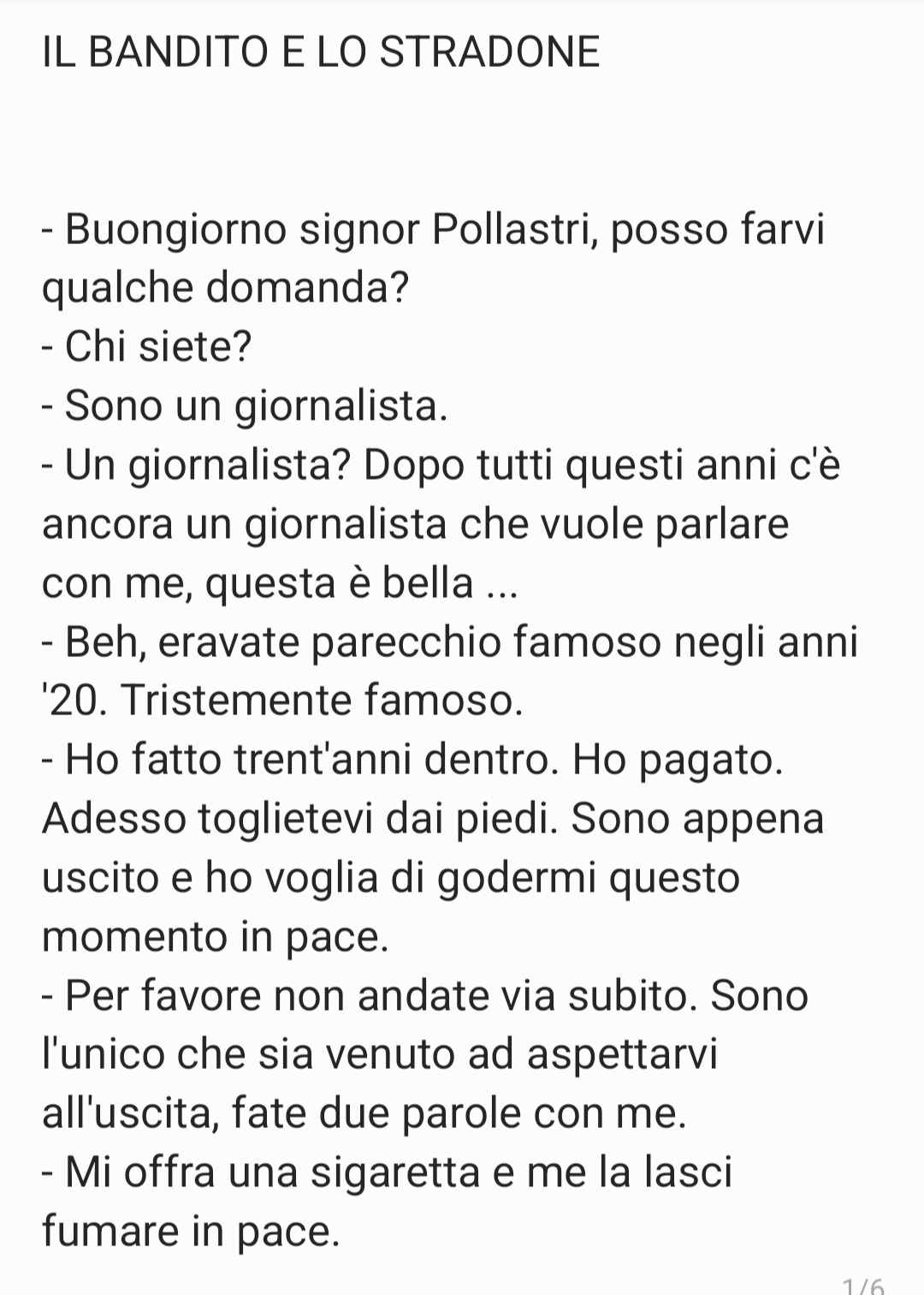 IL BANDITO E LO STRADONE